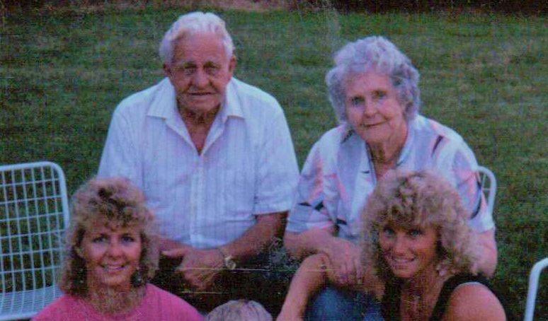 Grandpa, Grandma, Kari & I in the 80's